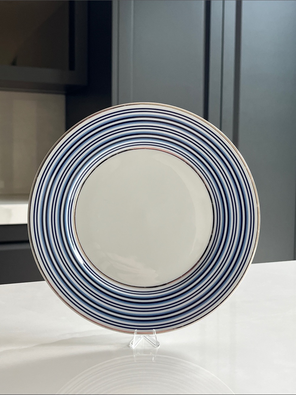 Ralph Lauren Plate. Ralph Lauren Regatta Stripe Bone China 5” Plate.